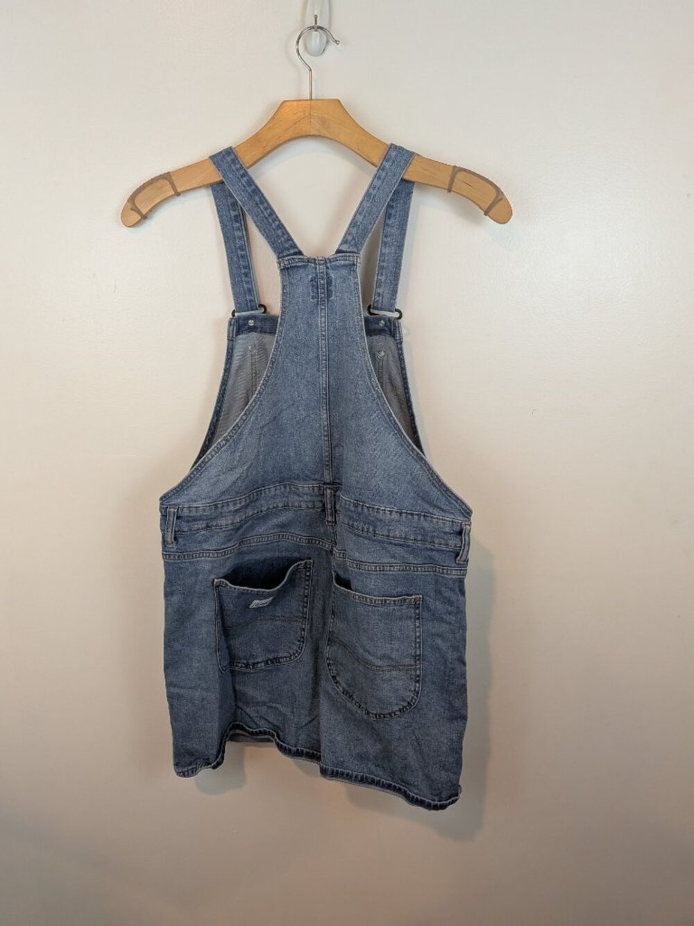 Vintage Lee Bluejean Short Overalls, Sz XL - Picture 5 of 5